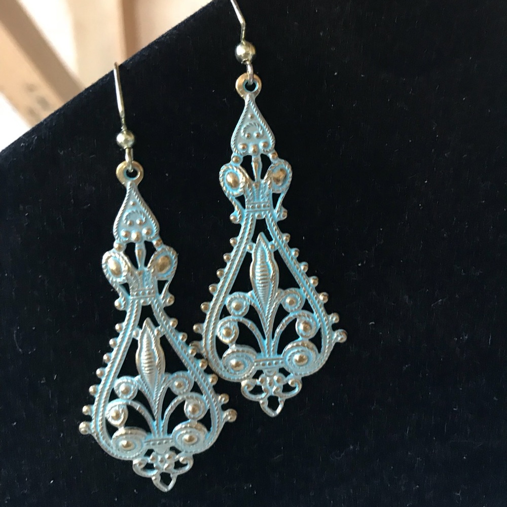 Pretty Brass Earrings